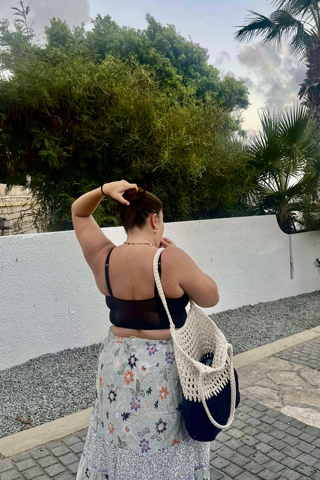 Duet Tote - Ivory&Midnight